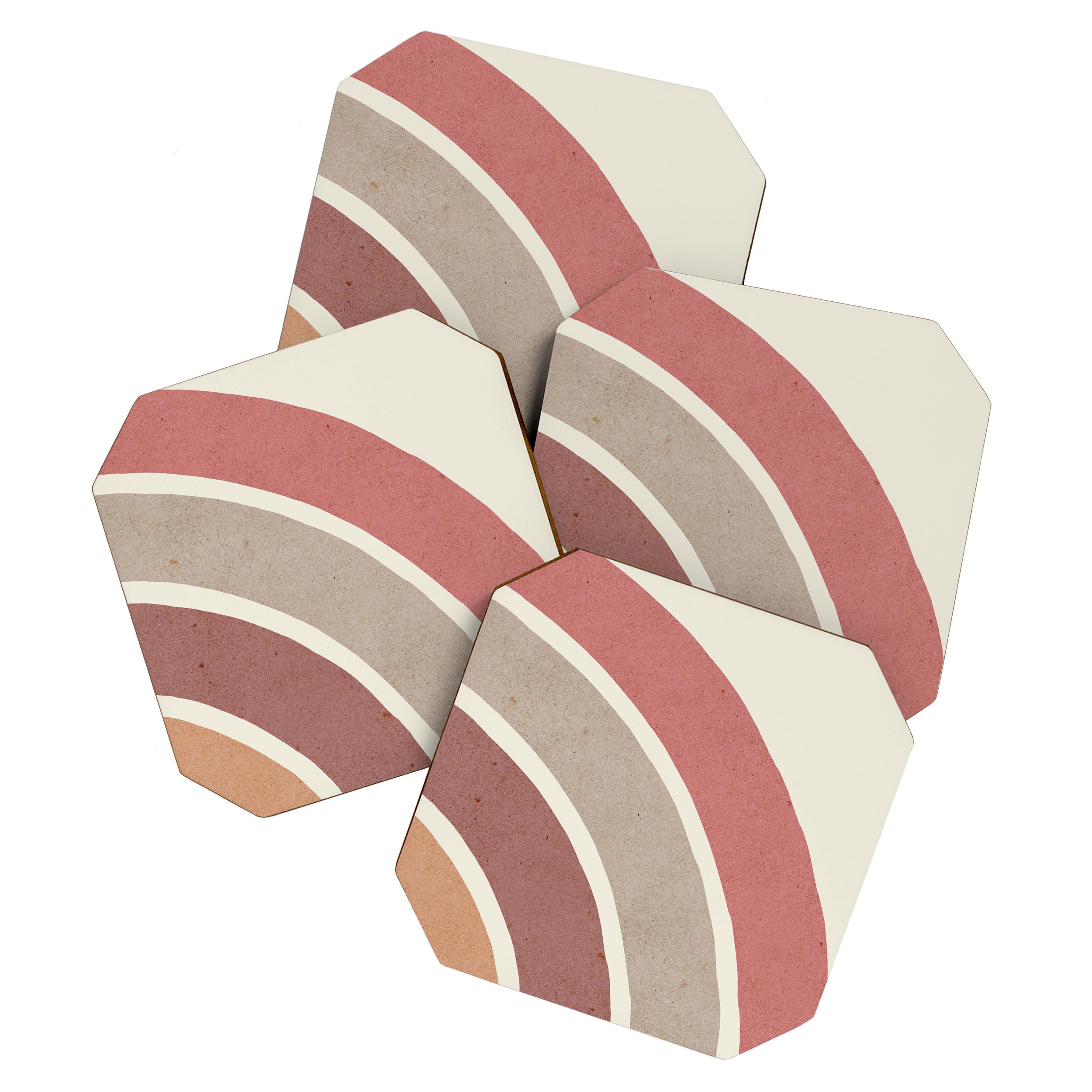 Abstract rainbow 2 Coaster Gallery Image 1