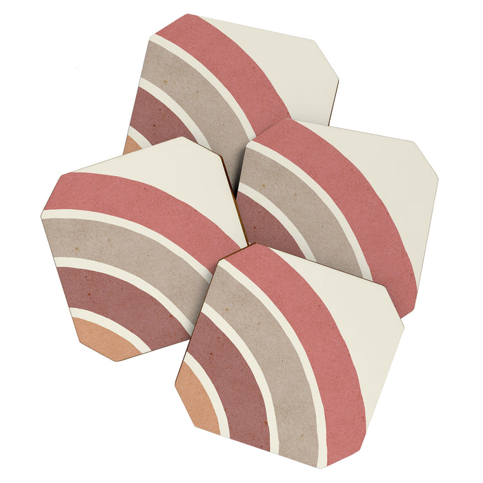 Abstract rainbow 2 Coaster Gallery Image 1