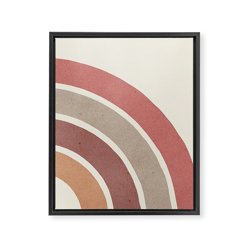 Abstract rainbow 2 Framed Canvas Print Gallery Image 6