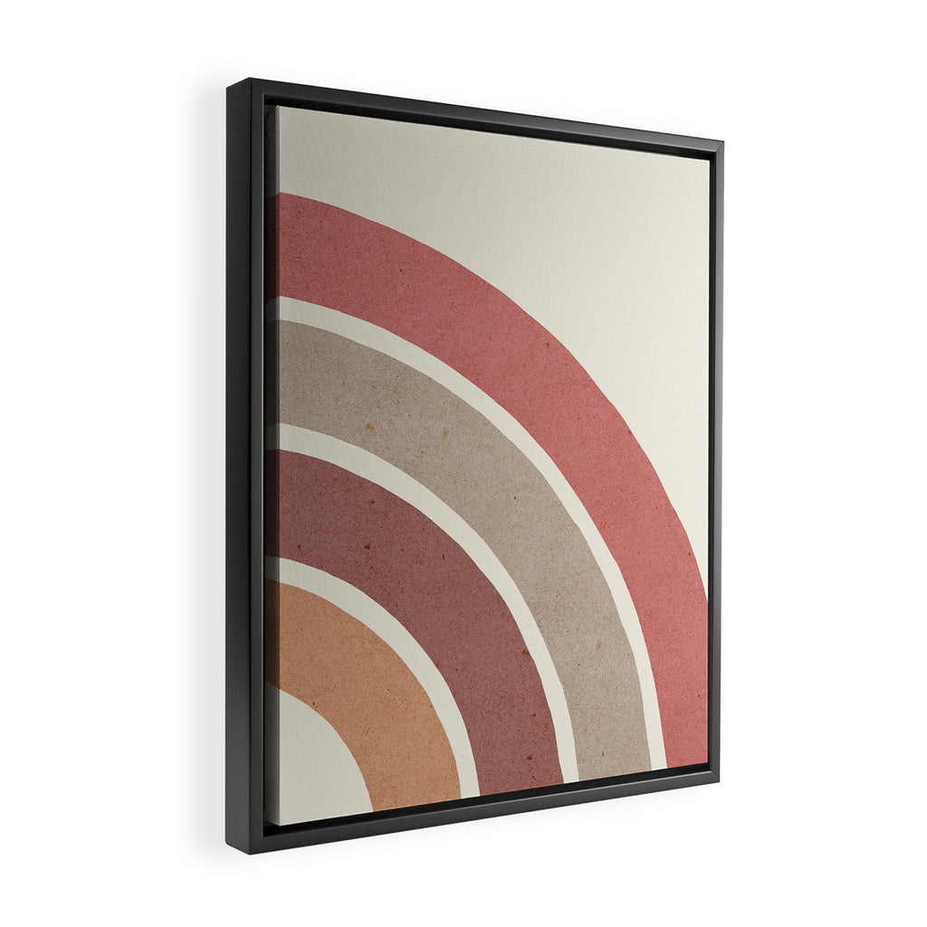 Abstract rainbow 2 Framed Canvas Print Gallery Image 2