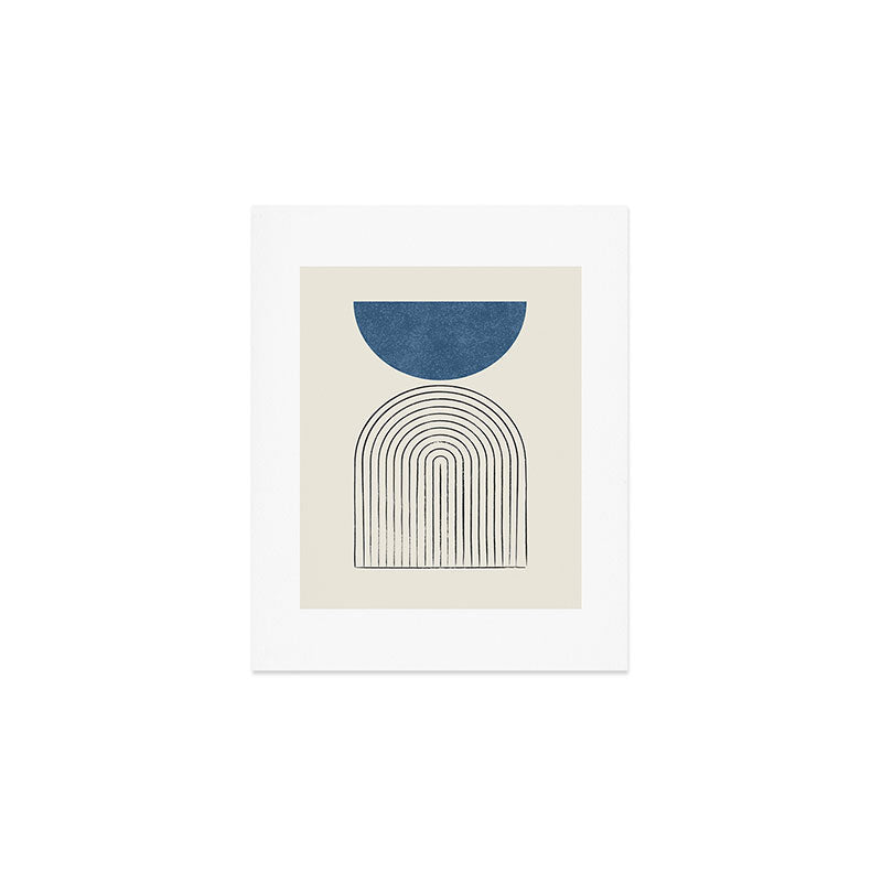 Arch Balance Blue Art Print Gallery Image 1
