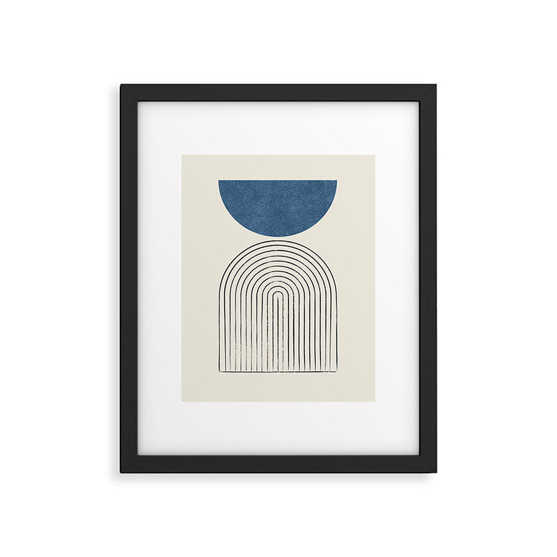 Arch Balance Blue Framed Art Print Gallery Image 4