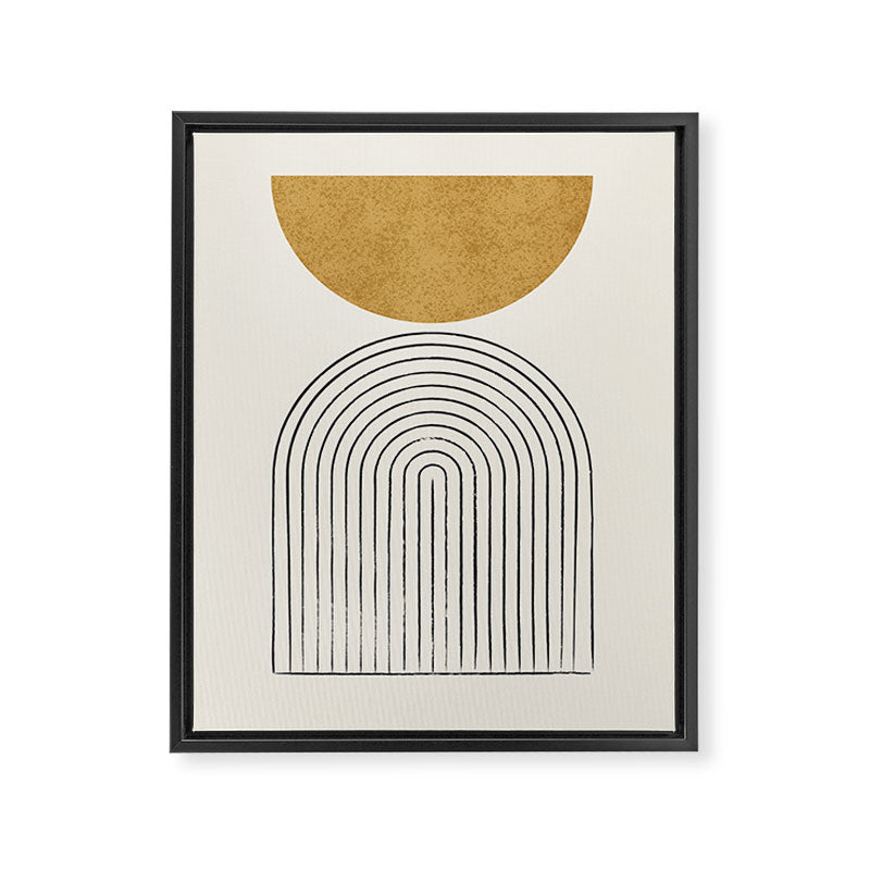 Arch Balance Gold Framed Canvas Print Gallery Image 6