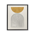 Arch Balance Gold Framed Canvas Print Gallery Image 6