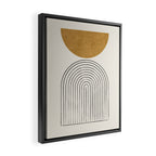 Arch Balance Gold Framed Canvas Print Gallery Image 2