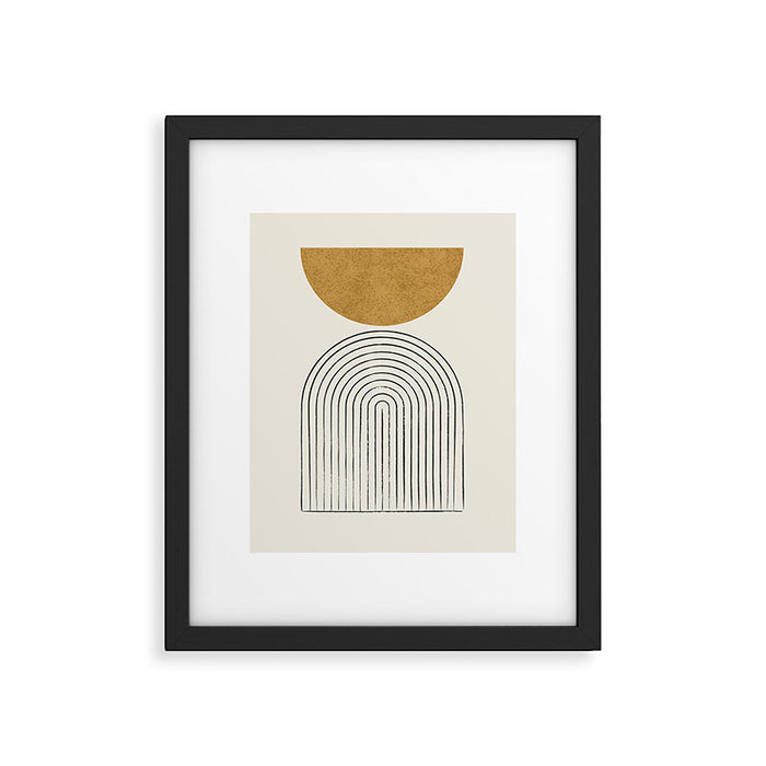Arch Balance Gold Framed Art Print Gallery Image 1
