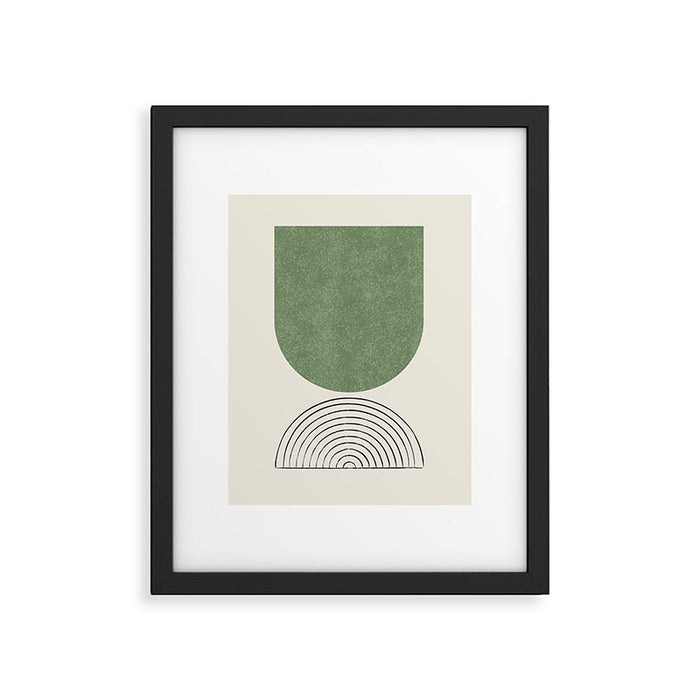 Arch balance green 2 Framed Art Print Gallery Image 1