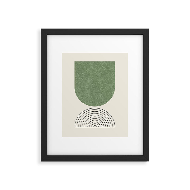 Arch balance green 2 Framed Art Print Gallery Image 5