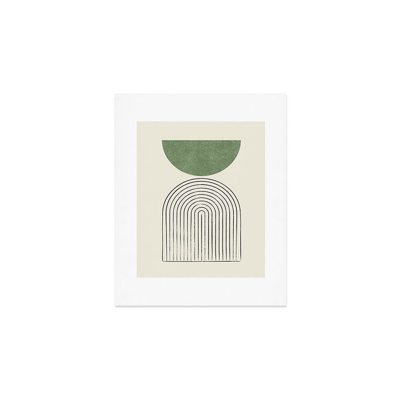 Arch balance green Art Print Gallery Image 1