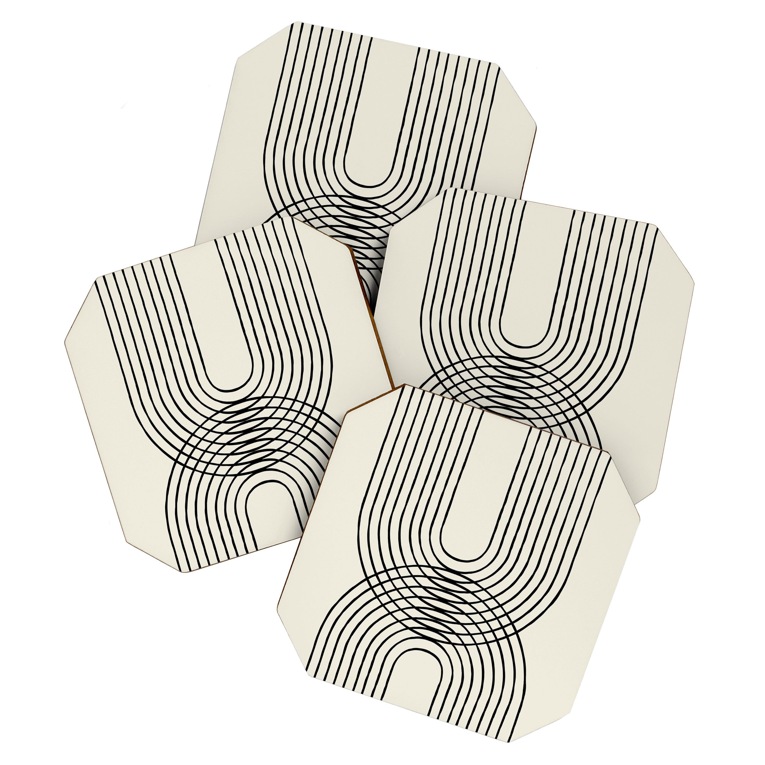 Arch duo 1 Mid century modern Coaster Gallery Image 1