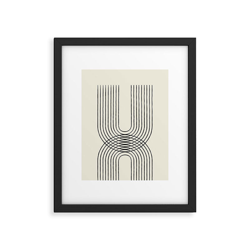 Arch duo 1 Mid century modern Framed Art Print Gallery Image 4