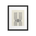 Arch duo 1 Mid century modern Framed Art Print Gallery Image 4