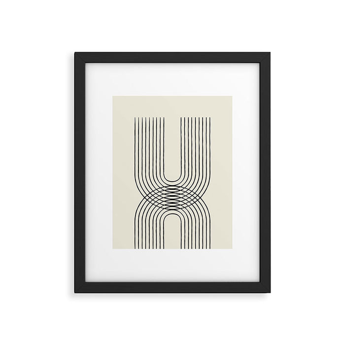 Arch duo 1 Mid century modern Framed Art Print Gallery Image 1