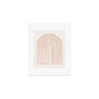 Arch Dusty Orange Art Print Gallery Image 1