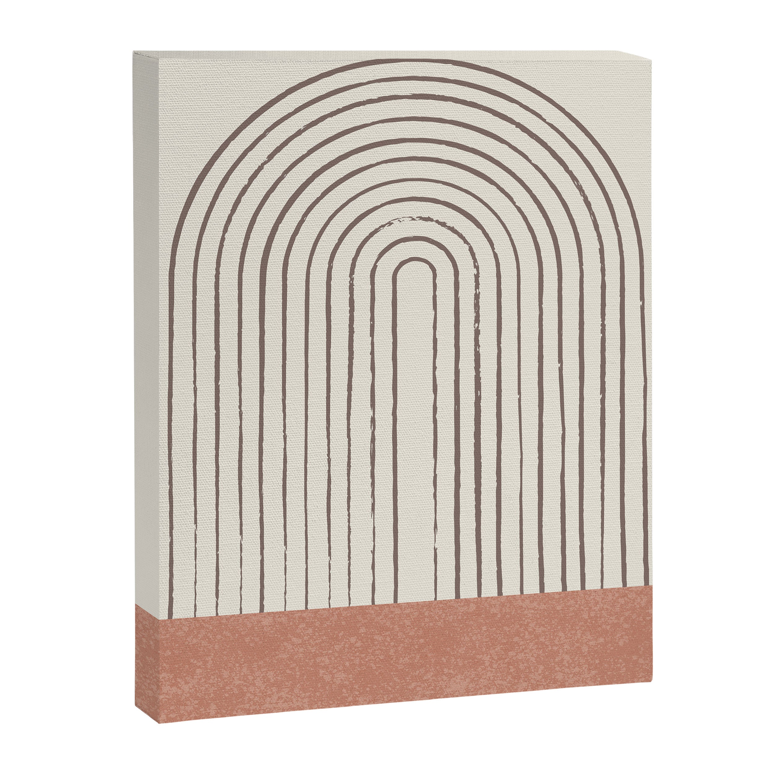 Arch Gray Pink Canvas Print Gallery Image 8
