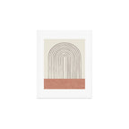 Arch Gray Pink Art Print Gallery Image 1