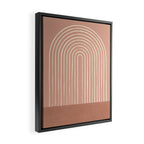 Arch Terra Pink Framed Canvas Print Gallery Image 2