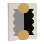 BalanceColorblock - Gold Black Canvas Print Gallery Image 6