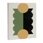 BalanceColorblock - Green Gold Canvas Print Gallery Image 6