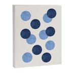 Blue Dots - Abstract Pattern Canvas Print Gallery Image 6
