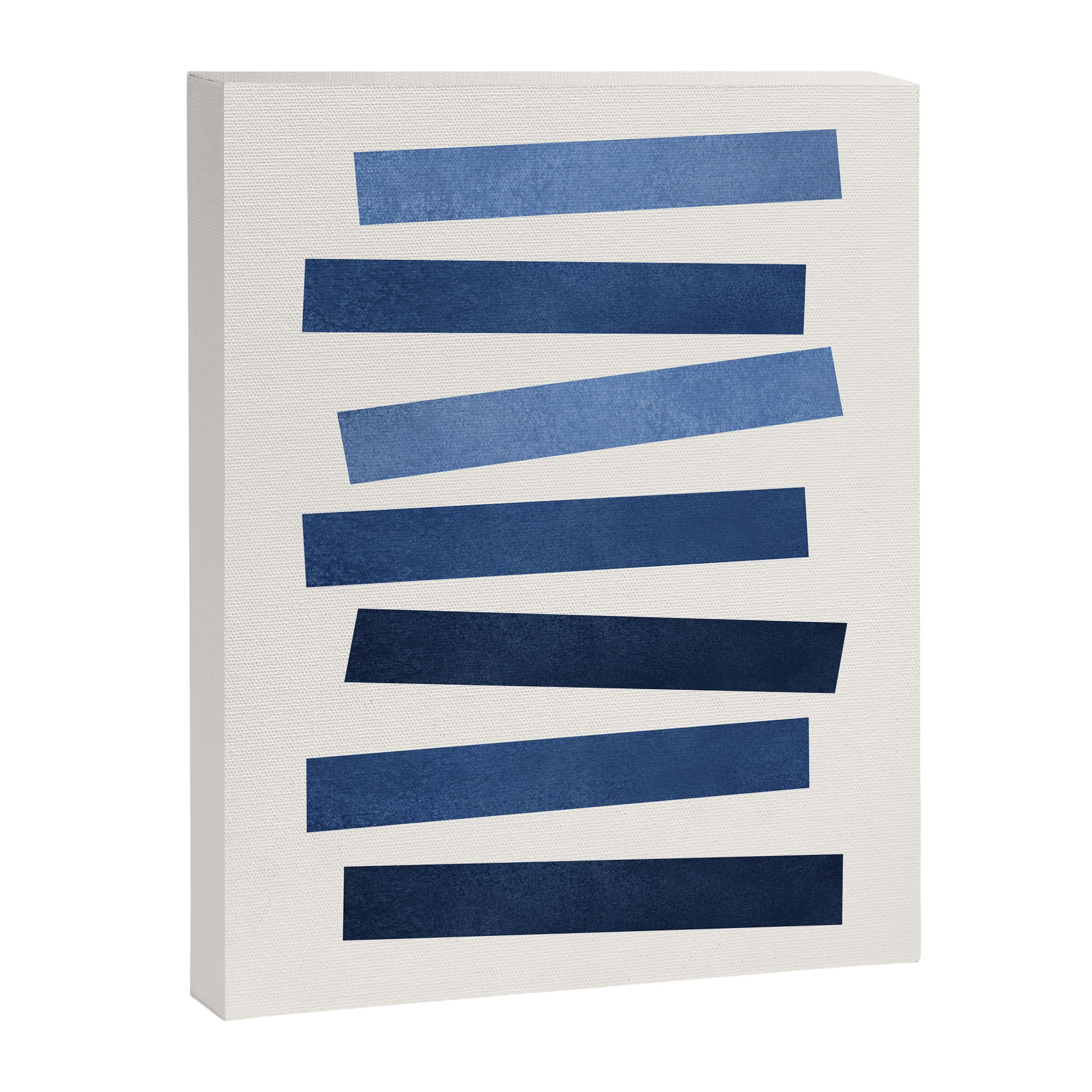 Blue shades Mid-century modern style Canvas Print Gallery Image 6