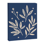 Botanic Pattern - Navy Canvas Print Gallery Image 6