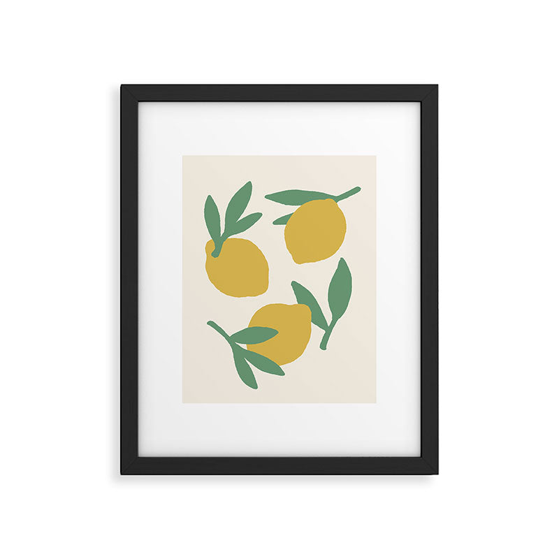 Citrus - Illustration Framed Art Print Gallery Image 5