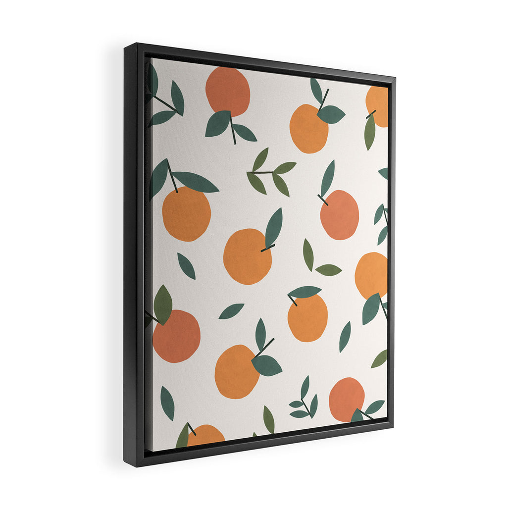 Clementines  Framed Canvas Print Gallery Image 2