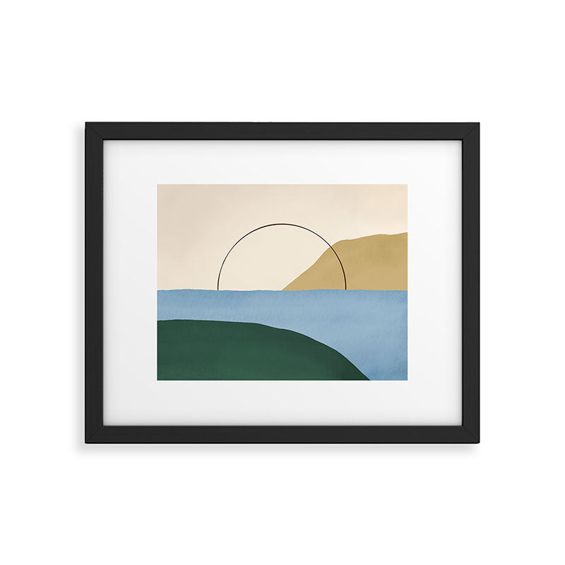 Coastal Landscape 1 Framed Art Print Gallery Image 5