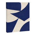 Cut-out Abstract Modern Shapes - blue Canvas Print Gallery Image 8