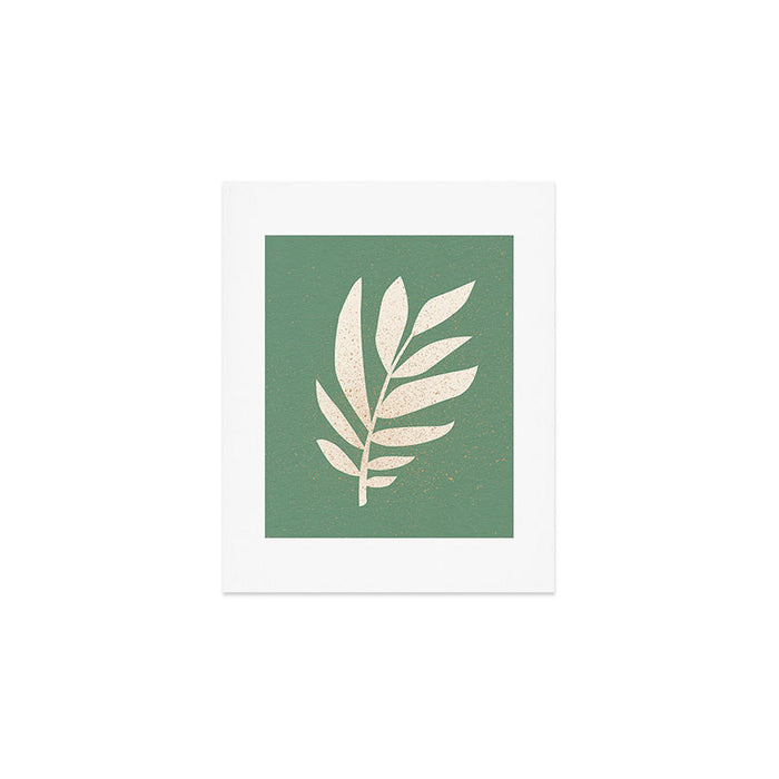Cut-out Plant - Green Art Print Gallery Image 1