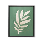 Cut-out Plant - Green Framed Canvas Print Gallery Image 8
