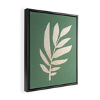 Cut-out Plant - Green Framed Canvas Print Gallery Image 2
