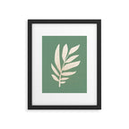 Cut-out Plant - Green Framed Art Print Gallery Image 6