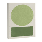Geometric Balance - Green Canvas Print Gallery Image 6