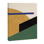 Geometric Compo 1 Filet - green Canvas Print Gallery Image 6