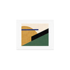 Geometric Compo 1 Filet Landscape - green Art Print Gallery Image 1