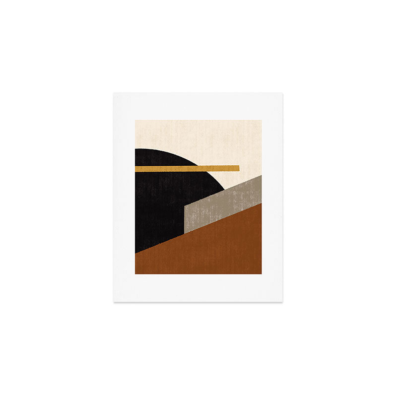 Geometric Compo 1 Filet - terra Art Print Gallery Image 1