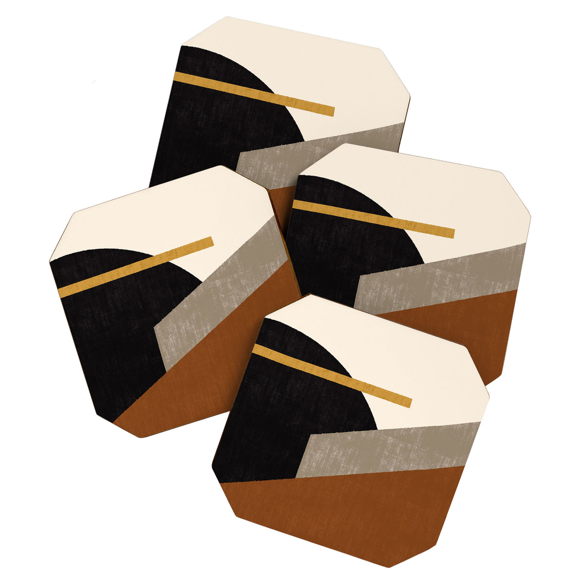 Geometric Compo 1 Filet - terra Coaster Gallery Image 1