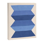 Geometric Vase - Blue Navy  Canvas Print Gallery Image 6
