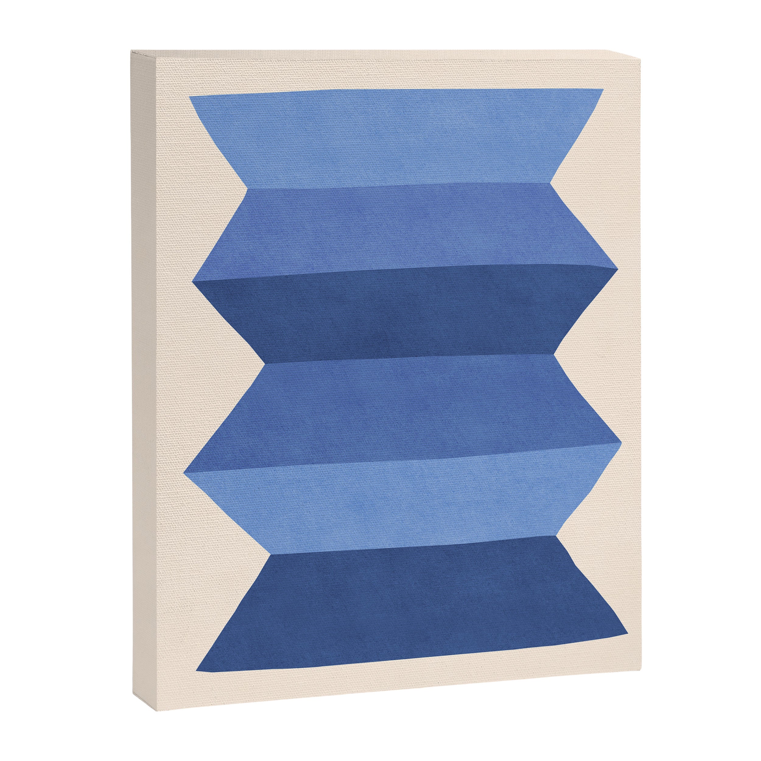 Geometric Vase - Blue Navy  Canvas Print Gallery Image 6