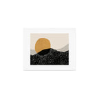 Gold Sun Going Art Print Gallery Image 1