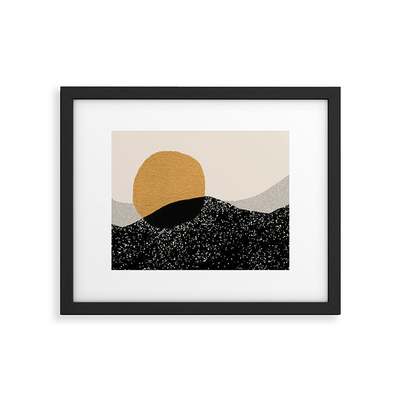 Gold Sun Going Framed Art Print Gallery Image 6