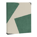 Graphic Edge Shapes - Green Canvas Print Gallery Image 6