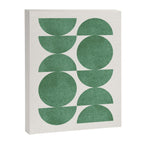 Green Retro Scandinavian - Mid Century Modern Canvas Print Gallery Image 6
