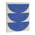 Half Circle 3 - Blue Canvas Print Gallery Image 6