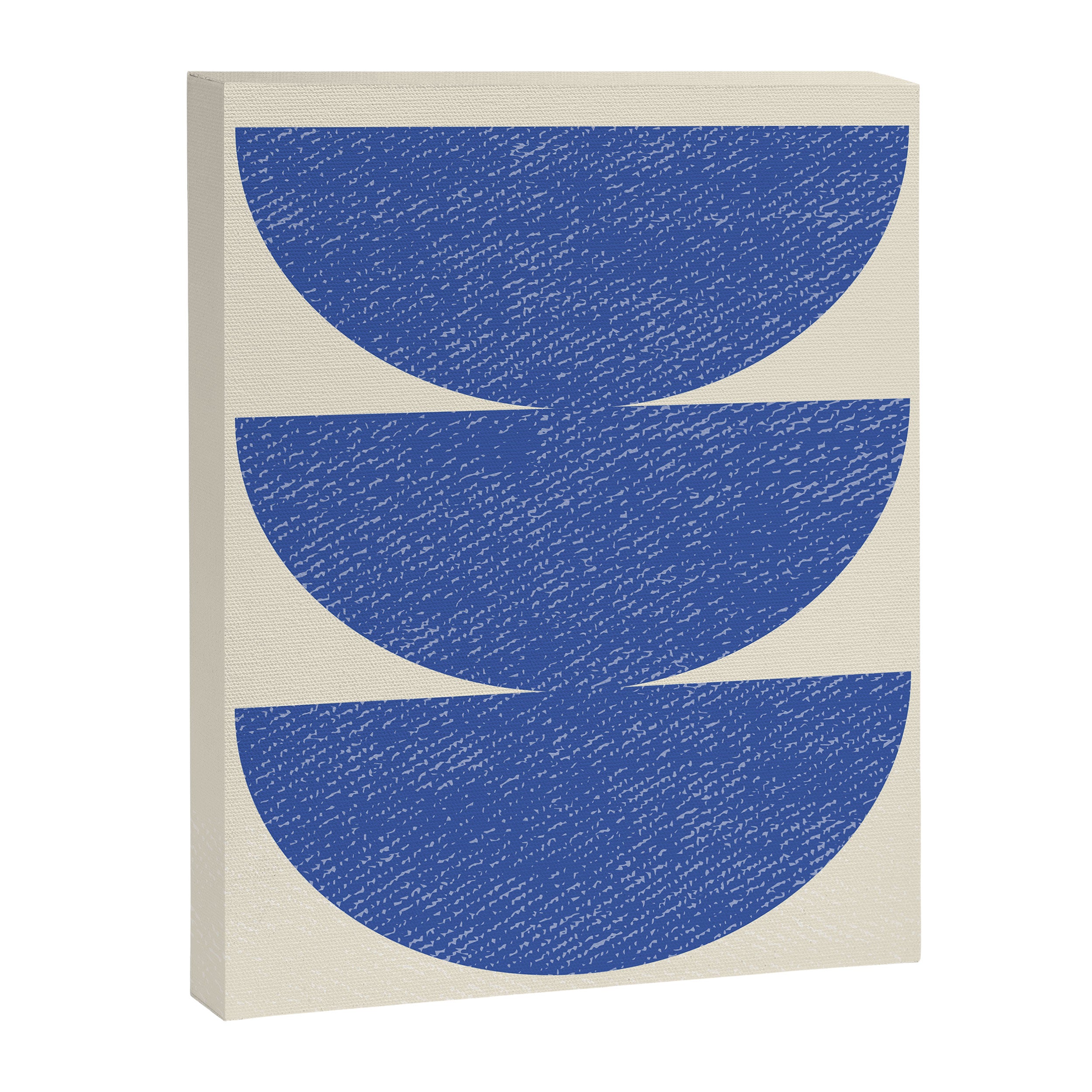 Half Circle 3 - Blue Canvas Print Gallery Image 6