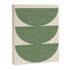 Half Circle 3 - Green Canvas Print Gallery Image 6