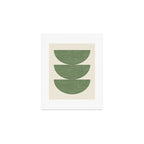 Half Circle 3 - Green Art Print Gallery Image 1