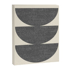 Half Circle 3 - Grey Canvas Print Gallery Image 6